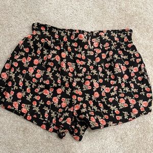 Charlotte Russe Floral Print Shorts